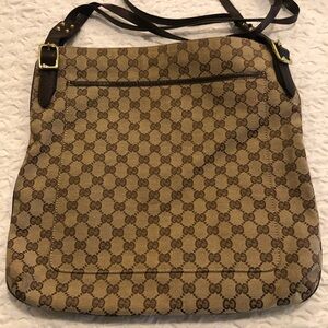 Gucci GG Canvas Crossbody Messenger Bag